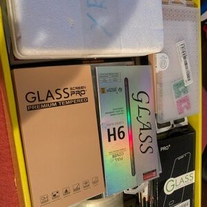 White Glass Screen Protectors for Cell Phones